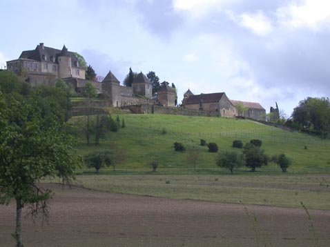 Sur la rive oppose de nos locations se trouve le chateau de Marqueyssac. Ses promenades en caleche dans ses allees de buis, le point de vue depuis son promontoir en font un lieu de passage obligatoire pendant votre sejour en Perigord